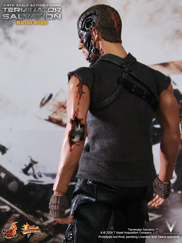 Hot Toys Mms 100 Terminator Salvation 1 6th Scale Marcus Wright Collectible Figure Ybmw